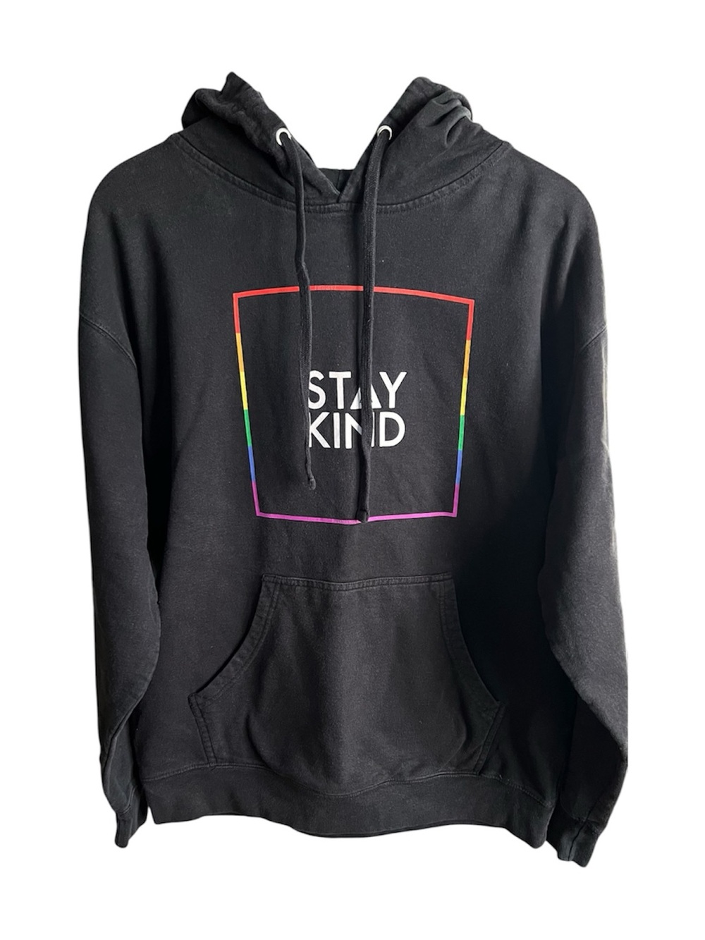 Unbranded Black Stay Kind Crewneck Hoodie